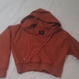 Women's Rust Hooded Track Top